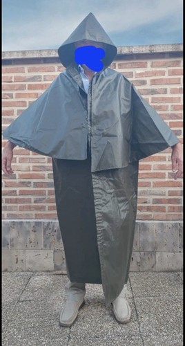 Large vintage pvc rain - large, cape