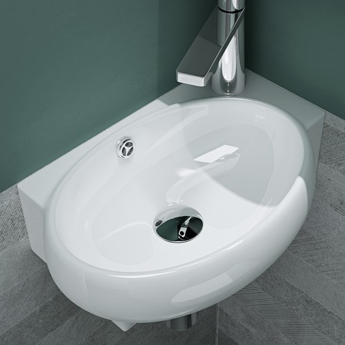 Small bathroom basin - basin, ceramic