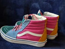 Ladies VANS Size 3.5 Multicoloured Hi Top