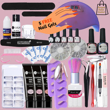 Nail Extension Gel Kit Accessories UR Sugar starter kit rhinestones gems 36W#2