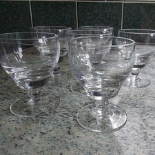 Set of 6 Vintage Ball Stem