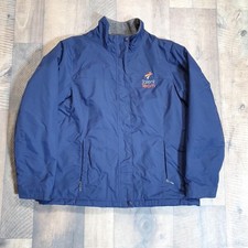 Vintage L.L. Bean Shell Fleece Lined Jacket Mens Large Blue Insulated