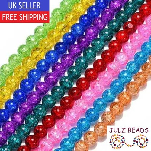 Crackle glass round - glass,