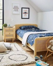 Noah Rattan Kids/Childrens Bedframe Bed - Brand New Boxed - Free Fast Delivery