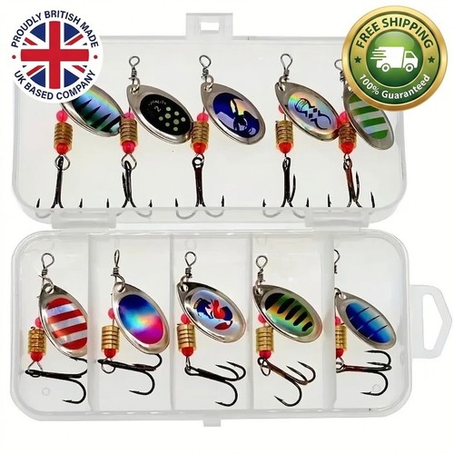 Pcs fishing spinners sea - spinners,