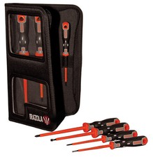 Irazola Screwdriver Set 7pc - Electricians VDE Insulated Screwdrivers (Bahco)