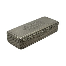 A Fine Silver Snuff Box With
