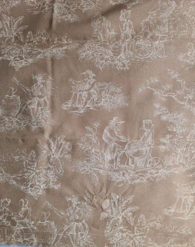 Toile jouy fabric - toile,