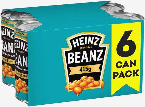 Heinz tinned baked beans - tinned,