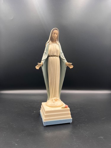 Vintage plastic virgin mary - plastic,