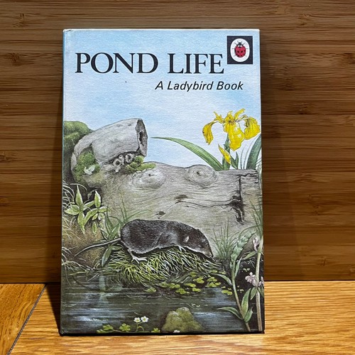Vintage ladybird book - ladybird, pond