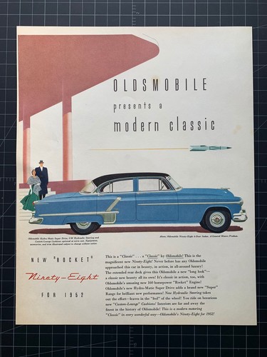 Vintage 1952 oldsmobile - vintage,
