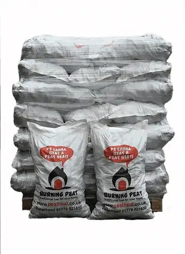 Burning peat briquettes - burning, ,logs