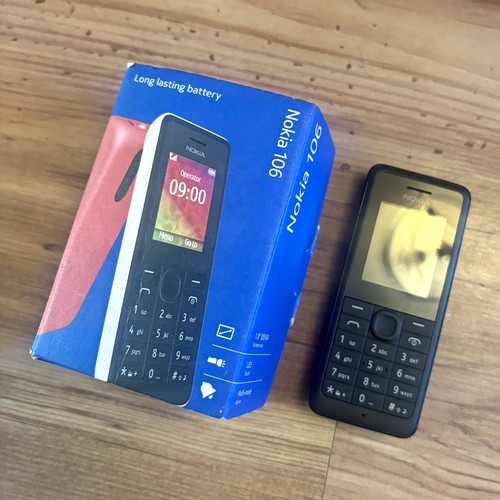 Nokia 106 black 8mb - black, bar