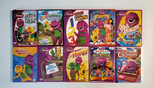 Barney dvd lot best - barney,
