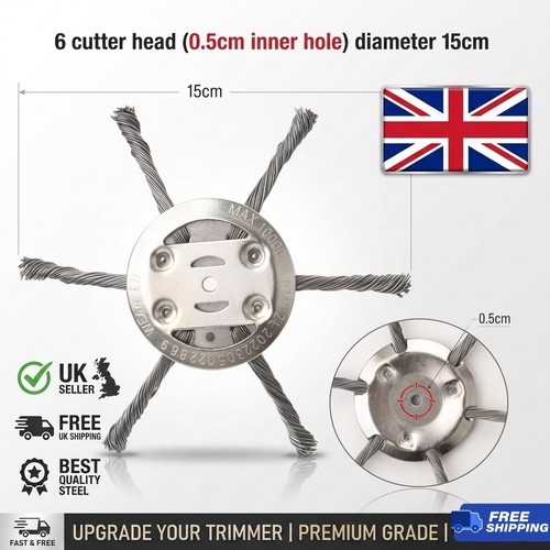 Grass strimmer head trimmer - 6",