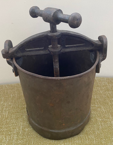 Antique meat press tongue - meat,