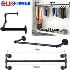 Industrial Pipe Clothing Rack