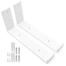 Shelf Brackets Heavy Duty Scaffold Industrial Matt Black Steel with fittings