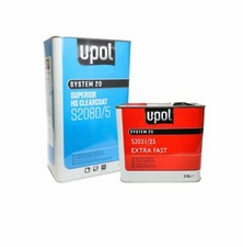 UPOL Clearcoat Lacquer S2080 2k Car Acrylic  & S2031 Activator Hardener 7.5L KIT