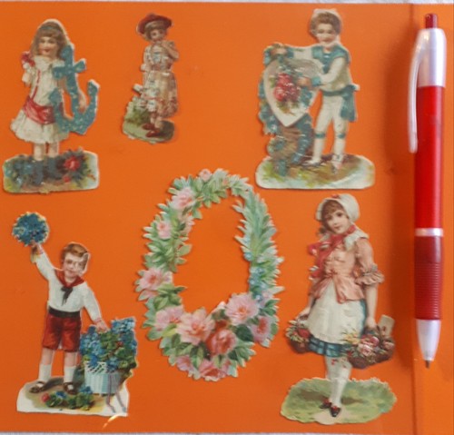 Antique vintage scrapbooking - antique,