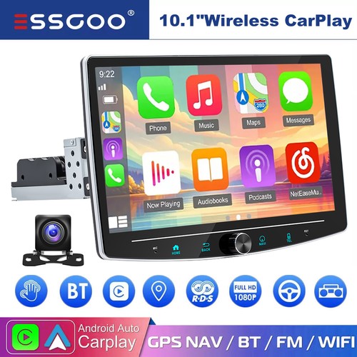 64gb single din rotatable - single,
