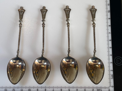 Set antique sterling - set, 4
