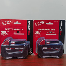 2x For Milwaukee M18 B5 Lithium XC 5.0 AH Extended Capacity Battery 48-11-1890