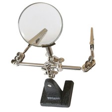 HELPING HANDS 2.5x 63 MM SOLDERING PAINTING ASSEMBLY CRAFT HOBBY