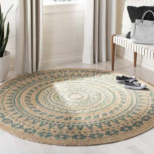 Handmade aqua natural jute - handmade, &