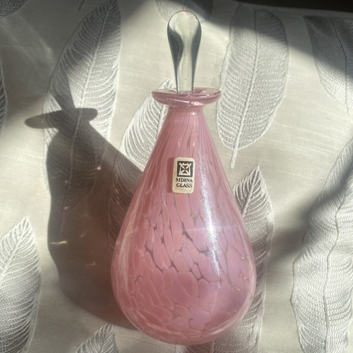 Mdina glass perfume bottle - perfume,