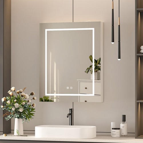 Led bathroom mirror cabinet - mirror,