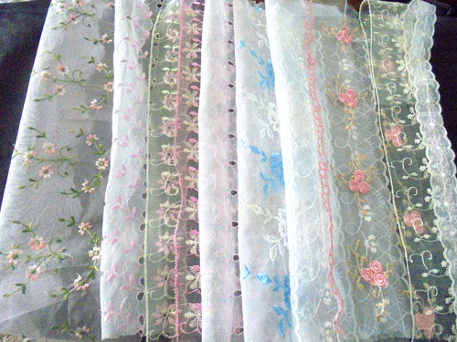 Job lot tulle ten pieces - ,