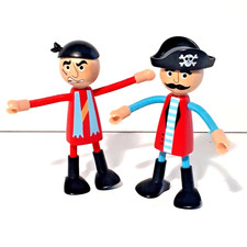 Pirate Action Figures Wooden