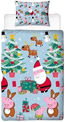 Peppa pig santa single duvet - ,