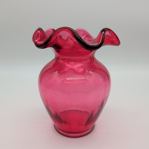 Vintage art glass vase - vintage,