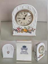 AYNSLEY MANTLE CLOCK Fine Bone