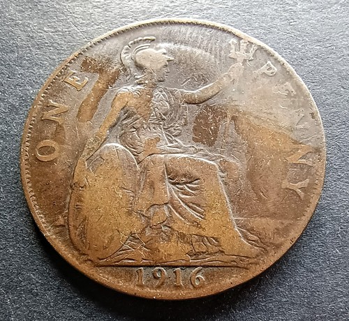 1916 one penny king - -,