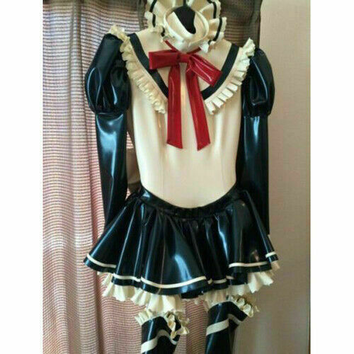 Sissy maid pvc dress - , uniform