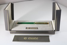 Vintage (c1992-96) Elysee En Vogue Lacquered Vert Medium Fountain Pen (Cased)