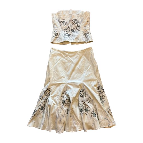 Coast corset skirt set top - corset,