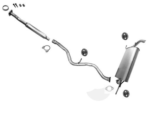 Exhaust system resonator pipe - exhaust,