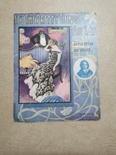 piano vintage antique sheet music: It's the Pretty Things You Say, 1908