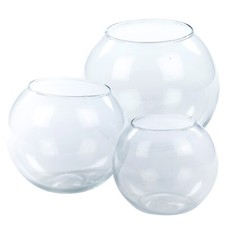 Recycled Clear Glass Round