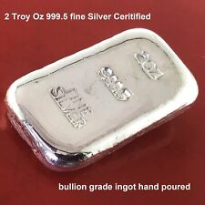 2 Ounce Fine Silver Ingot