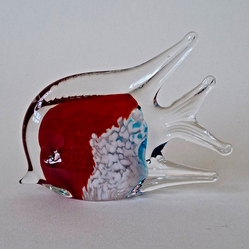 Murano glass angel fish - murano,
