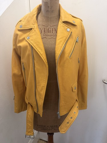 Mango yellow sheep leather - mango,