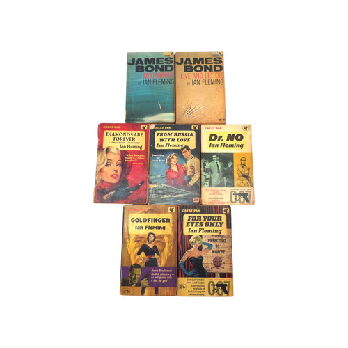 Vintage james bond paperbacks - james,