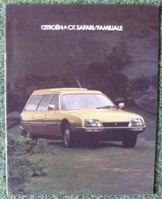 CITROEN CX ESTATES Car Sales Brochure Nov 1978