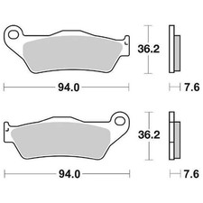 BRAKE PADS SBS 671CS for